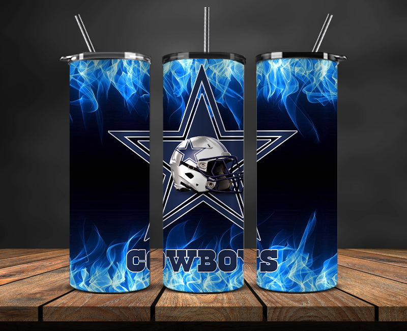 Cowboys Tumbler Wrap , Tumbler 20oz with fire effect 10 – Bundlepng