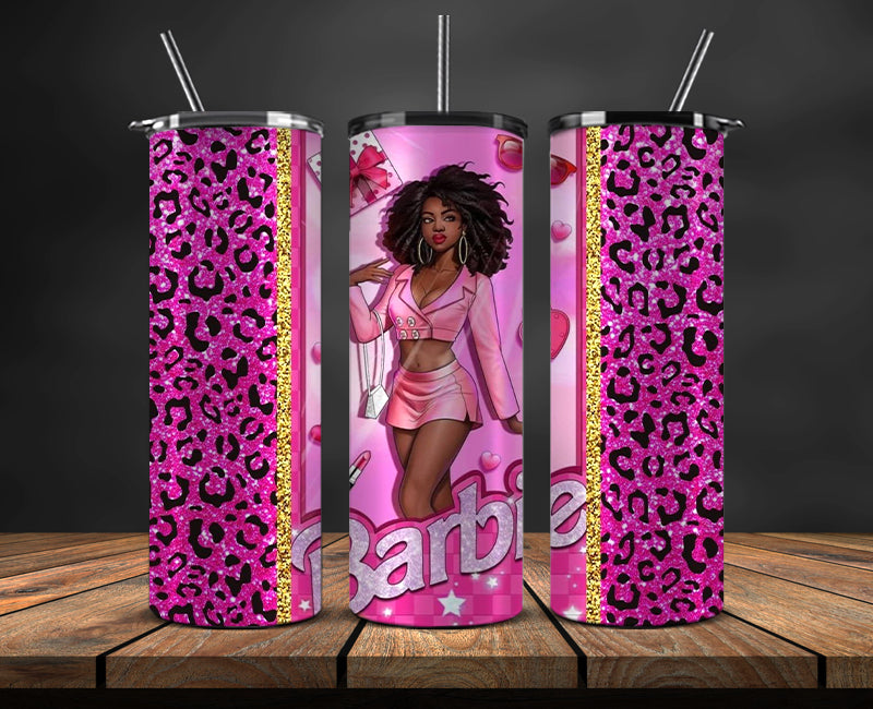 Barbie Tumbler Wrap, Barbie Doll PNG, Barbie Skinny 20oz 10