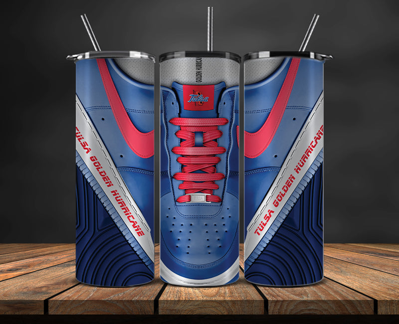 Tulsa Golden Hurricane Sneaker Tumbler Wrap , College Sneaker Tumbler Wrap 10