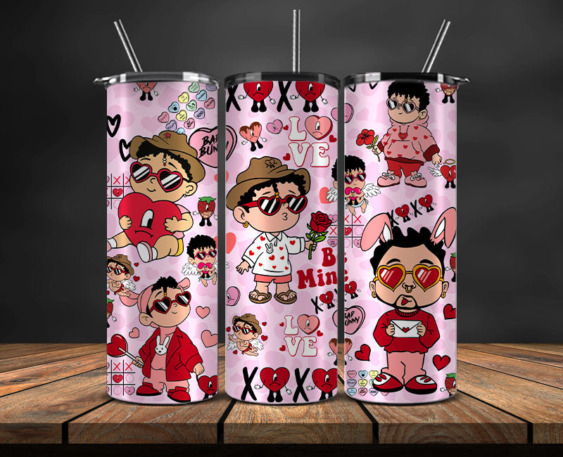 Valentine Tumbler Wrap ,Valentine Tumbler 10