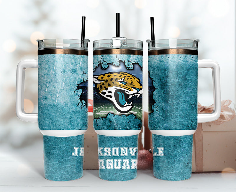 Jacksonville Jaguars Tumbler 40oz Png, 40oz Tumbler Skinny 114