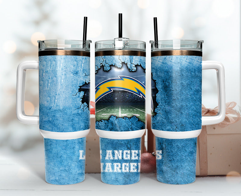 Los Angeles Chargers Tumbler 40oz Png, 40oz Tumbler Skinny 117