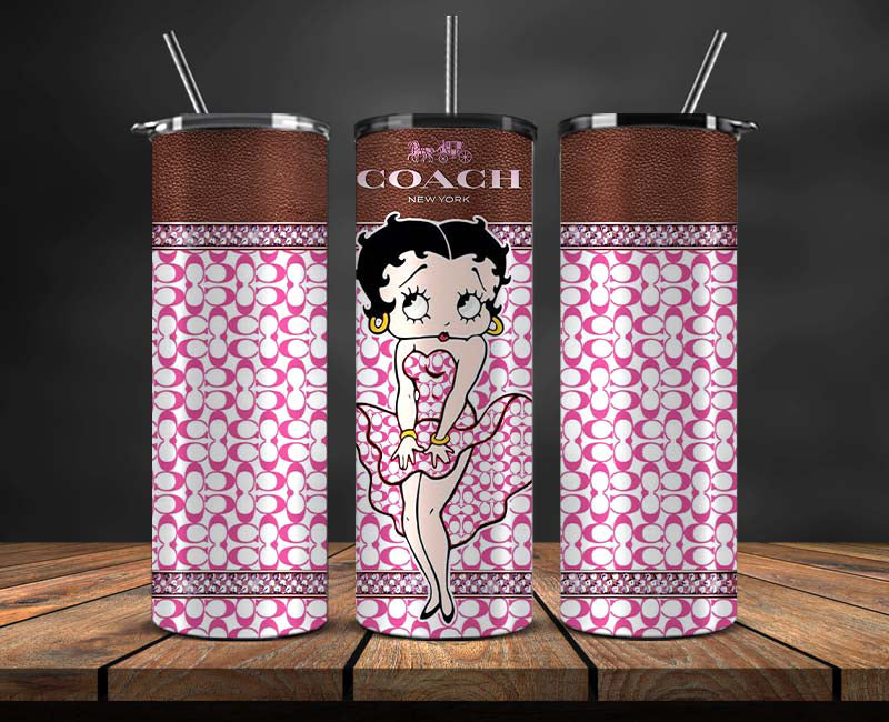 Betty Boop Skinny Tumbler Wrap, Betty Boop Tumbler Wrap ,Betty Boop Design 11