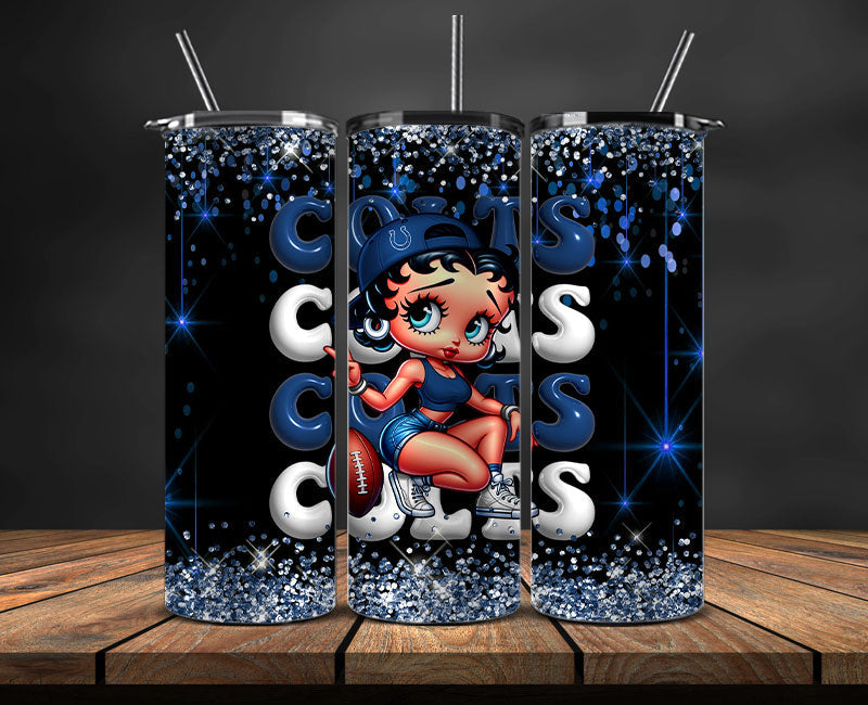 Indianapolis Colts Tumbler Wraps, NFL Tumbler Wrap By AI, AI Tumbler Wrap 11