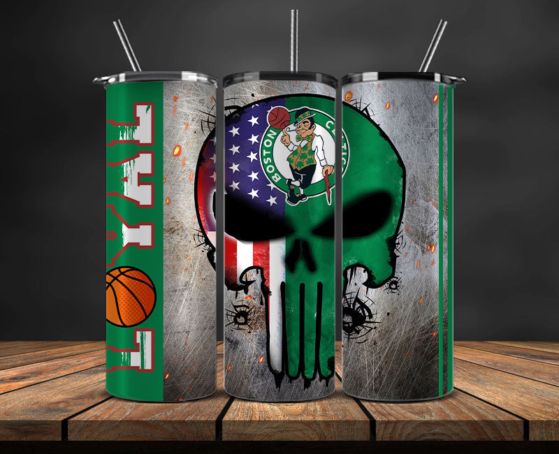 Boston Celtics Tumbler Wrap Basketball Design,NBA Teams,NBA Sports,Nba Tumbler Wrap,NBA DS-128