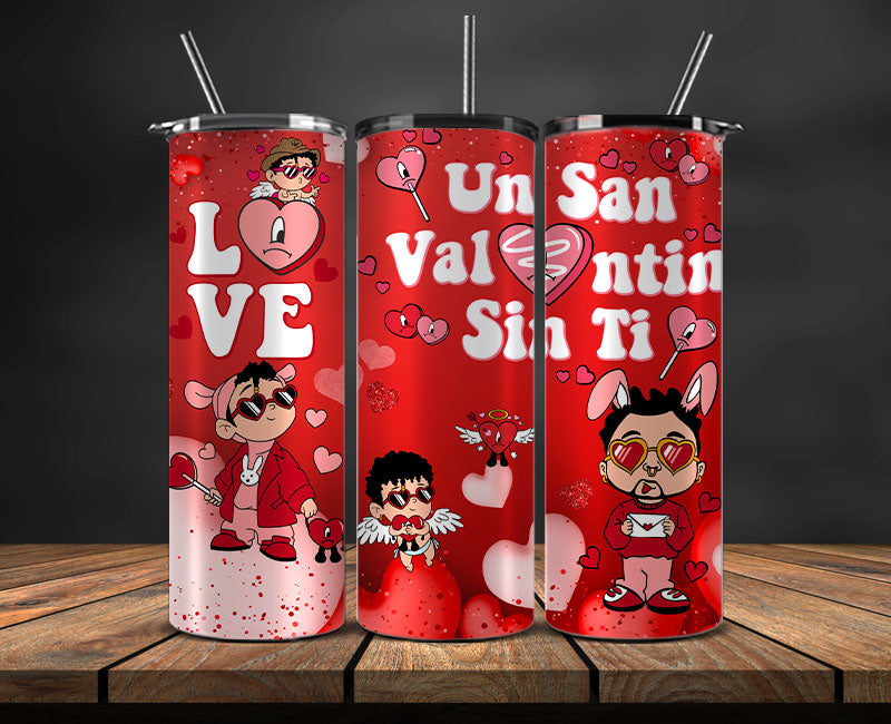 Valentine Tumbler Wrap ,Valentine Tumbler 12