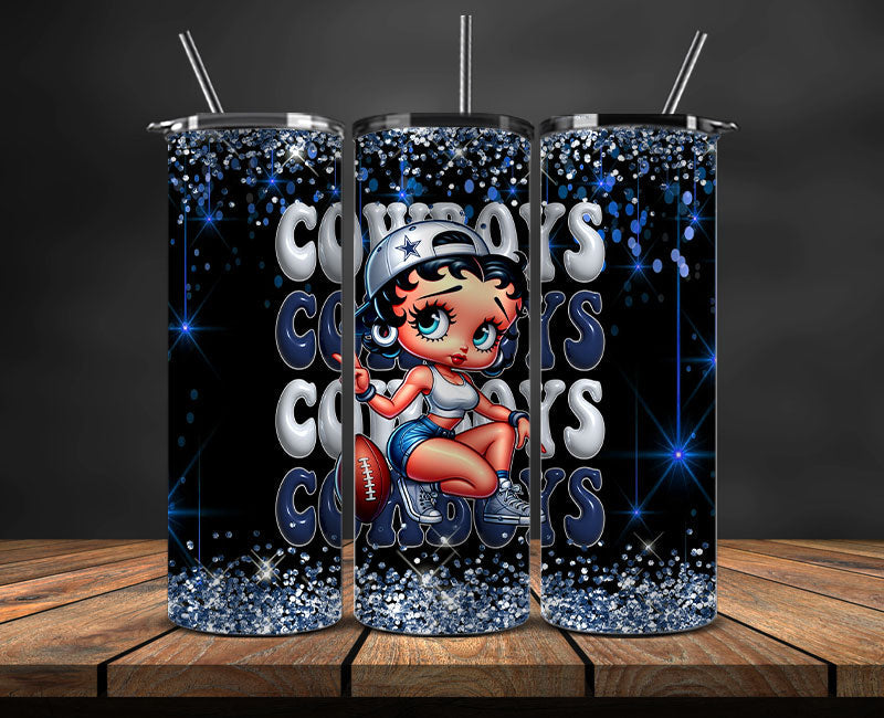 Dallas Cowboys Tumbler Wraps, NFL Tumbler Wrap By AI, AI Tumbler Wrap 12