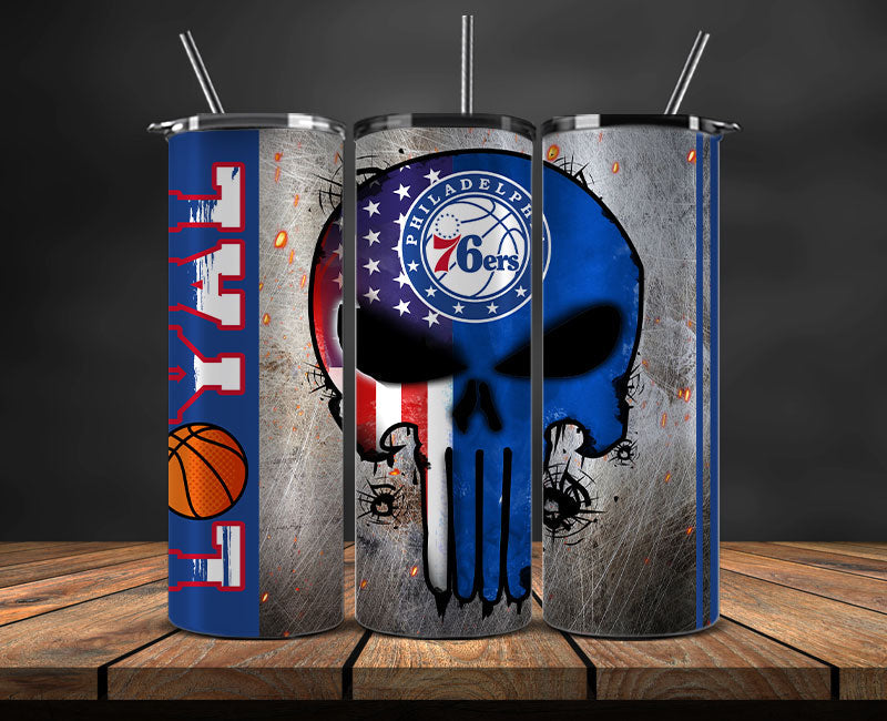 Philadelphia 76ers Tumbler Wrap Basketball Design,NBA Teams,NBA Sports,Nba Tumbler Wrap,NBA DS-130