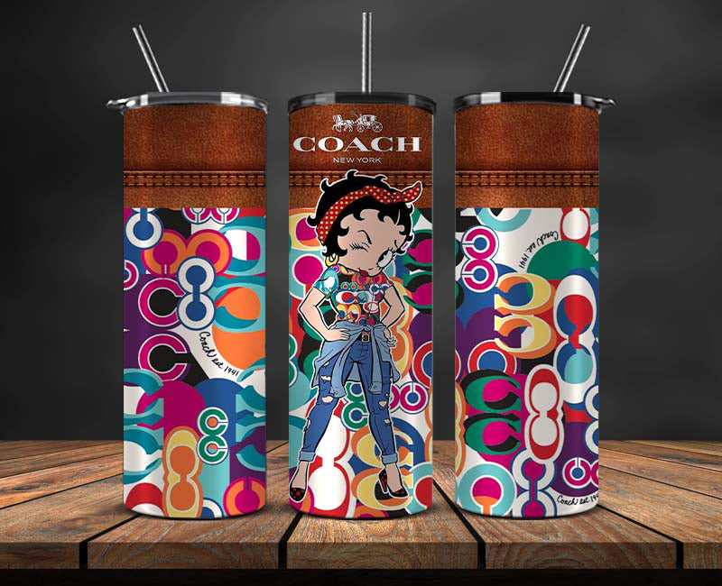 Betty Boop Skinny Tumbler Wrap, Betty Boop Tumbler Wrap ,Betty Boop Design 13
