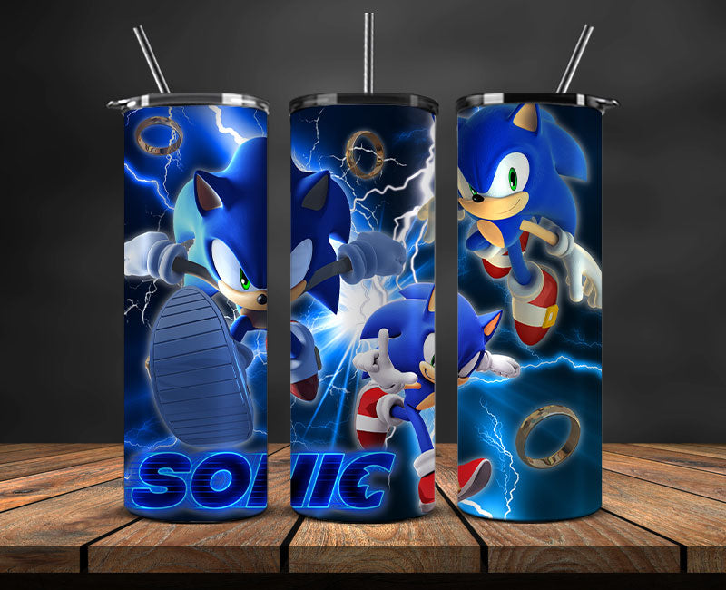 Sonic Tumbler 20oz Png, The Hedgehog Tumbler Wrap, Tumbler Wrap ,Sonic Tumbler Wrap 13