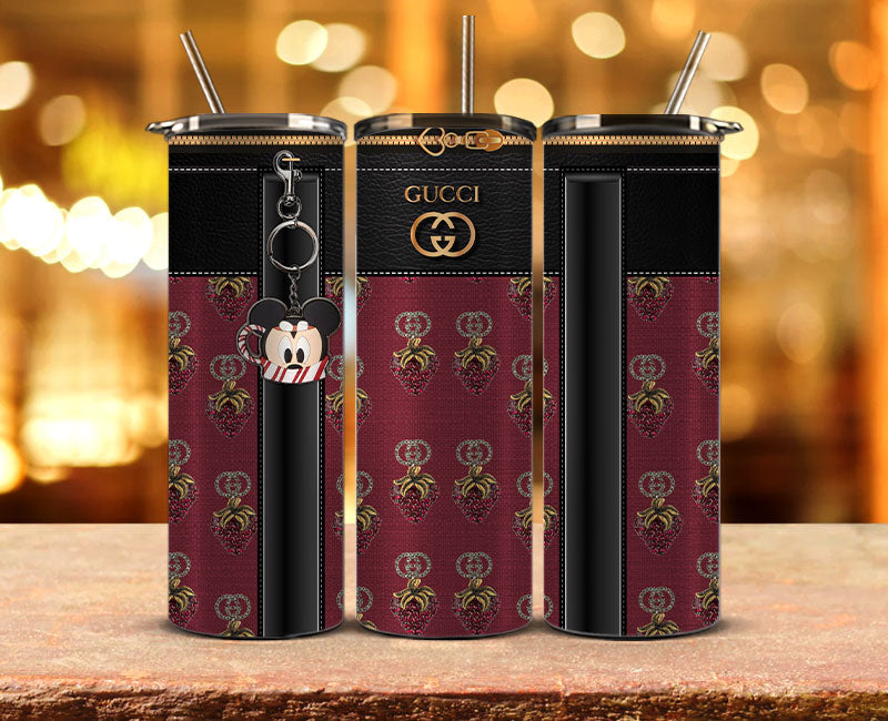 Gucci Tumbler Wrap, Gucci Tumbler Png, Gucci Logo,Luxury Logo Brand 13