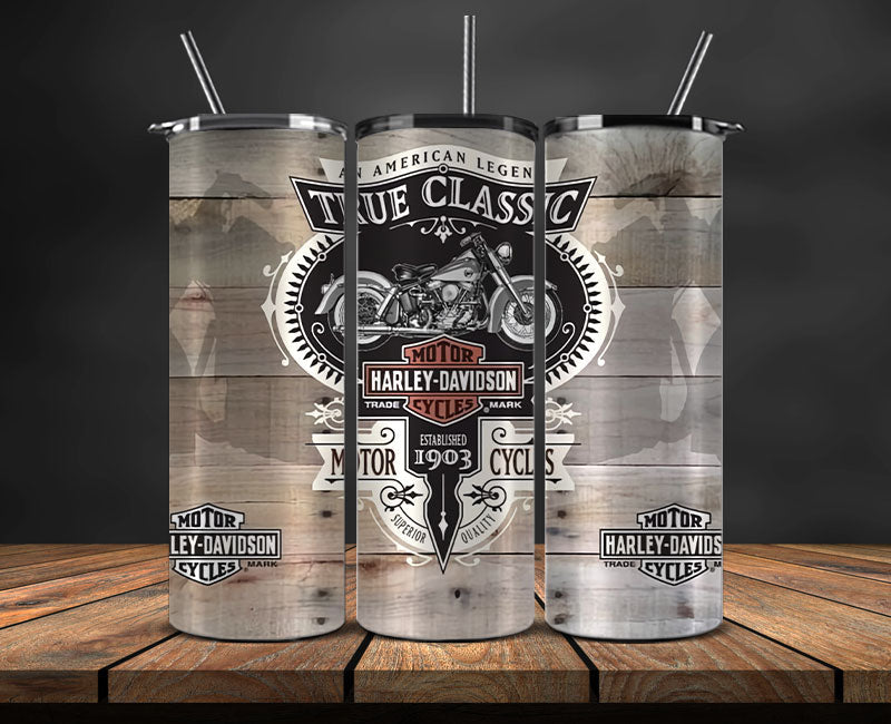 Harley Skinny Tumbler Png, Motor Harley Digital Tumbler Wrap, Moto Tumbler Wrap Design 14