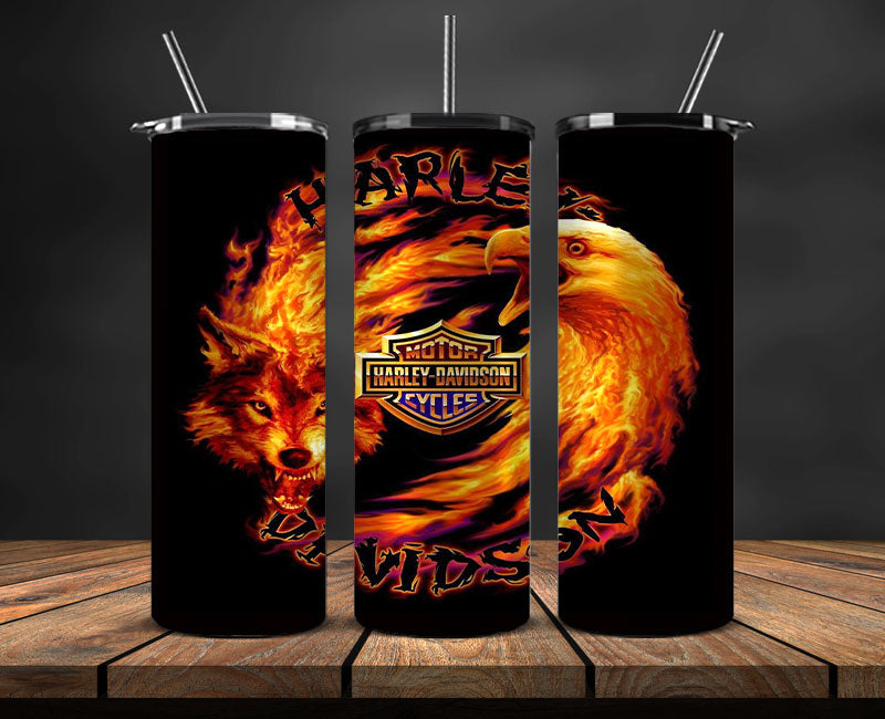 Harley Skinny Tumbler Png, Motor Harley Digital Tumbler Wrap, Moto Tumbler Wrap 14