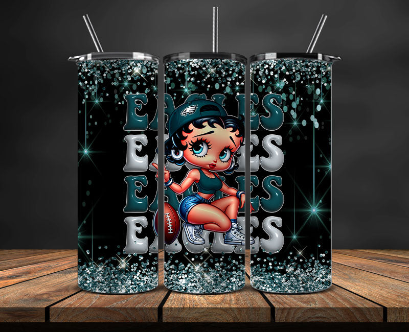 Philadelphia Eagles Tumbler Wraps, NFL Tumbler Wrap By AI, AI Tumbler Wrap 14