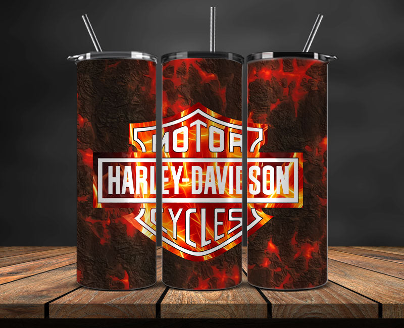 Harley Skinny Tumbler Png, Motor Harley Digital Tumbler Wrap, Moto Tumbler Wrap Design 15