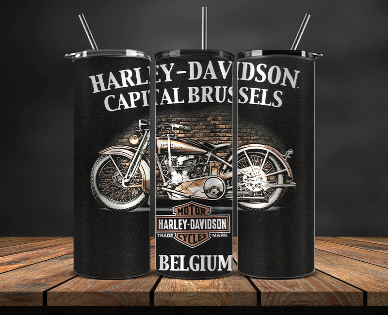 Harley Skinny Tumbler Png, Motor Harley Digital Tumbler Wrap, Moto Tumbler Wrap Design 16