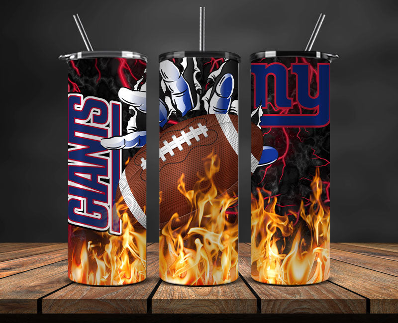 New York Giants Tumbler Wrap, Fire Hand Tumbler Wrap DS 16