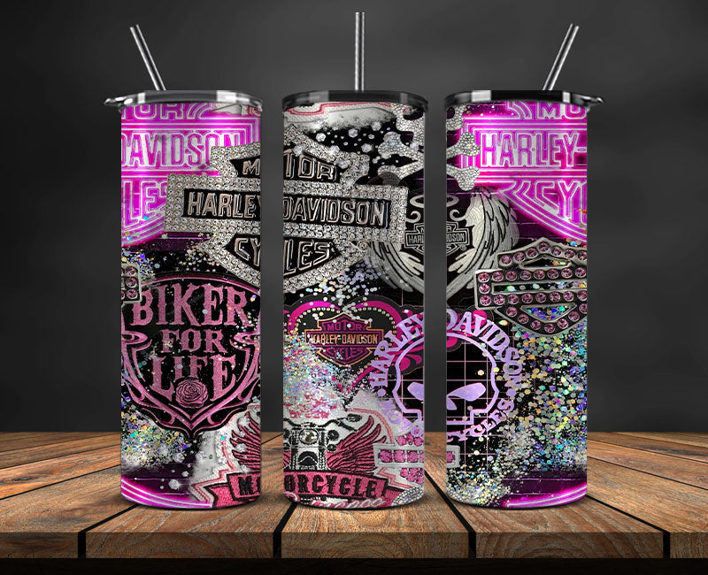Harley Skinny Tumbler Png, Motor Harley Digital Tumbler Wrap, Moto Tumbler Wrap 17