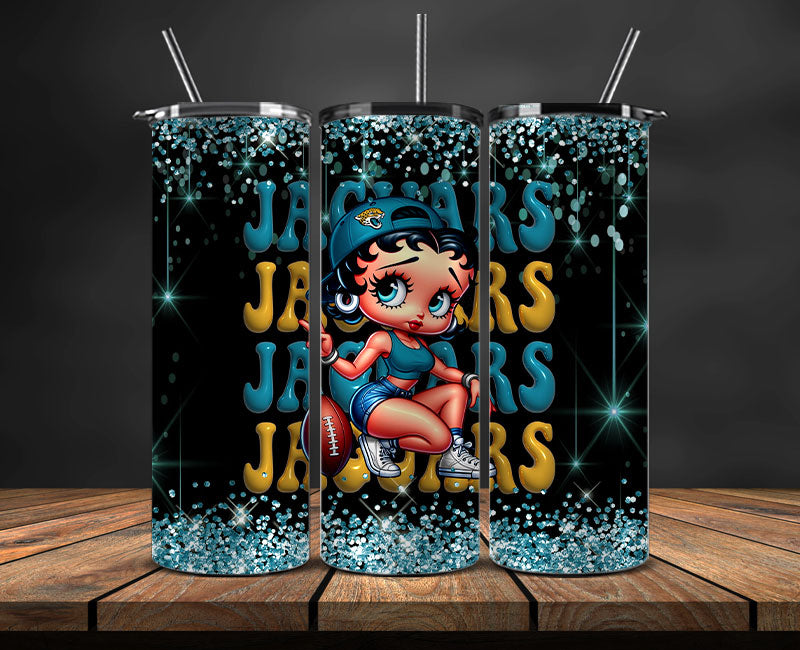 Jacksonville Jaguars Tumbler Wraps, NFL Tumbler Wrap By AI, AI Tumbler Wrap 17