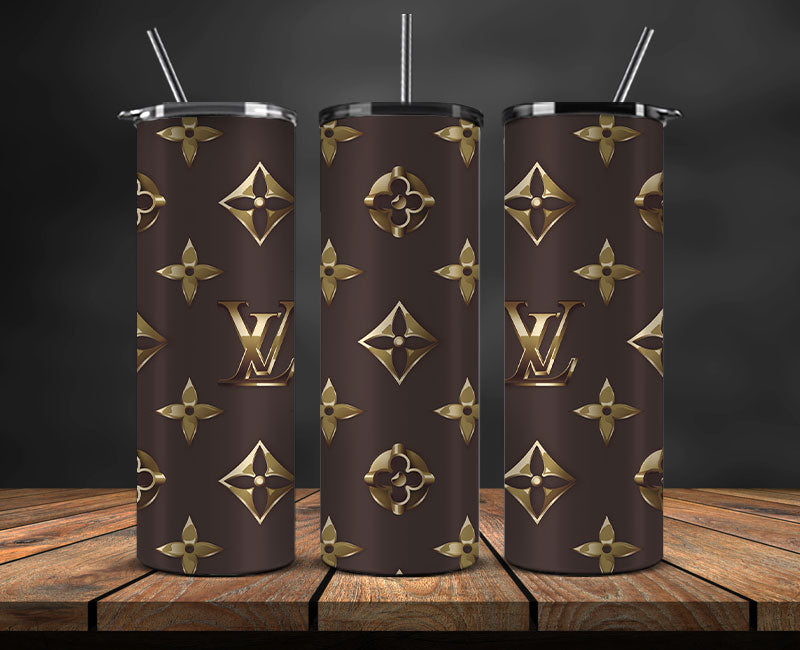 Brand Logo Tumbler Wrap , Fashion Logo Tumbler Wrap, Skinny Tumbler 20oz, Brand Tumbler Wrap 18