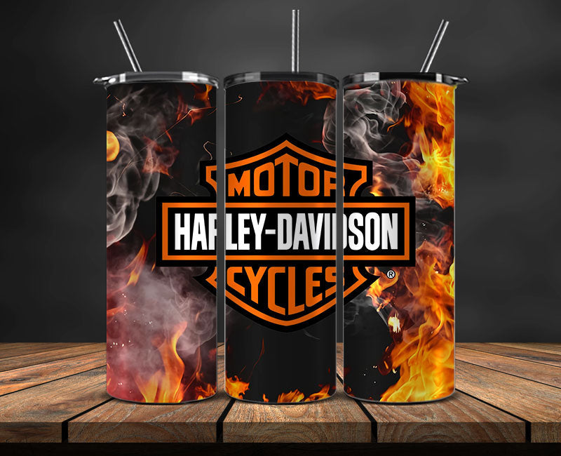 Harley Skinny Tumbler Png, Motor Harley Digital Tumbler Wrap, Moto Tumbler Wrap Design 19