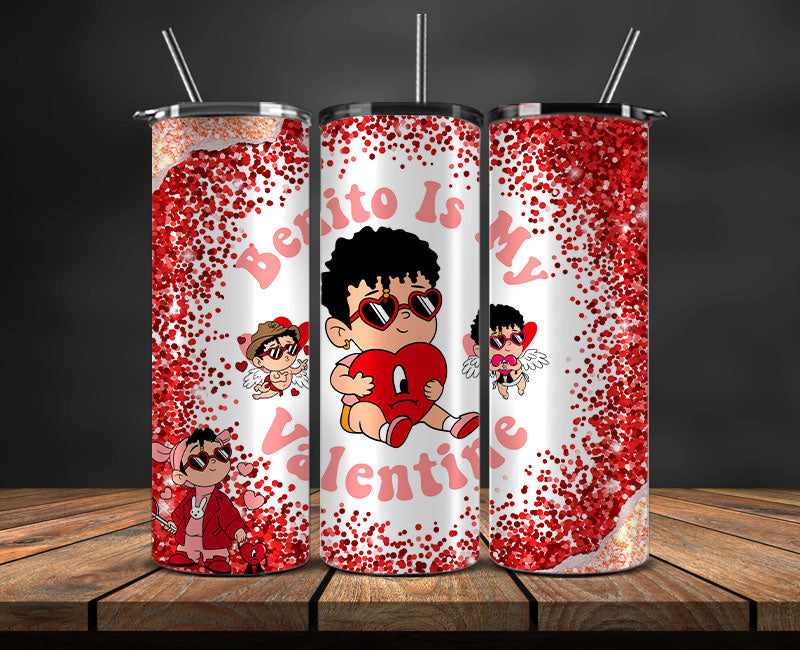 Valentine Tumbler Wrap ,Valentine Tumbler 01