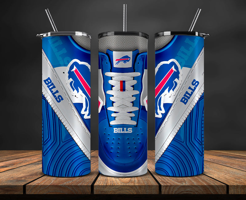 Buffalo Bills Tumbler Wrap, NFL Sneaker Tumbler Wrap 01