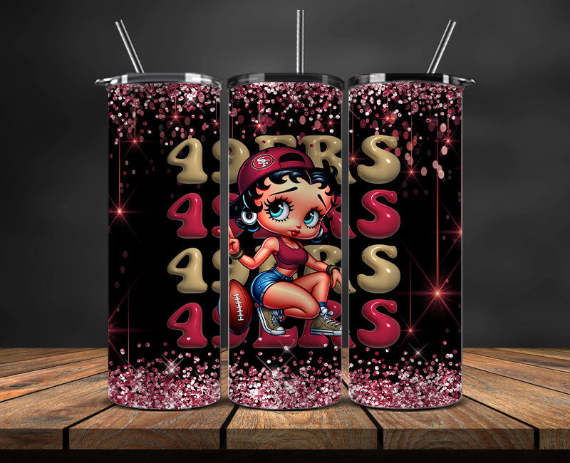 San Francisco 49ers Tumbler Wraps, NFL Tumbler Wrap By AI, AI Tumbler Wrap 1