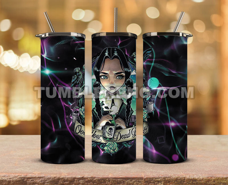 Wednesday Tumble Wrap , Trending Tumbler Wrap 01