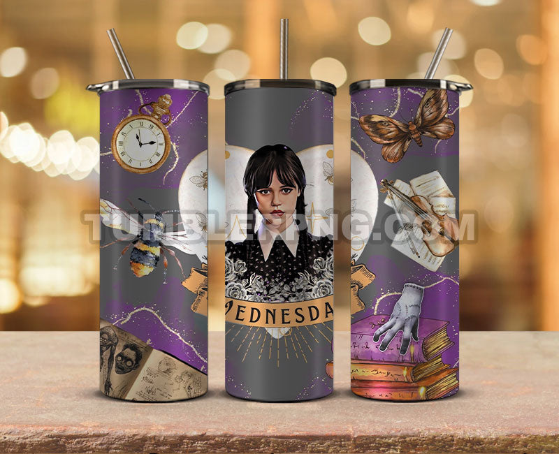 Wednesday Tumble Wrap , Trending Tumbler Wrap 06