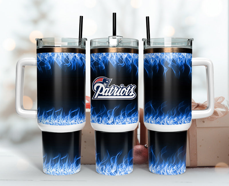 New England Patriots 40oz Tumbler,NFL Tumbler 40oz, 40oz Tumbler Sublimation Png , 40oz Tumbler Wrap 22