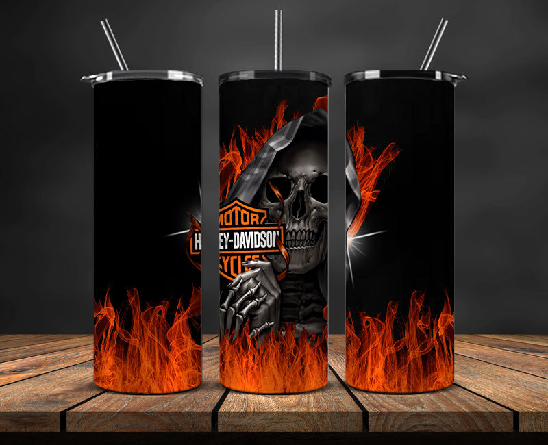 Harley Skinny Tumbler Png, Motor Harley Digital Tumbler Wrap, Moto Tumbler Wrap 23