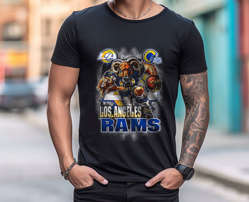Los Angeles Raims TShirt, Trendy Vintage Retro Style NFL Unisex Football Tshirt, NFL Tshirts Design 23