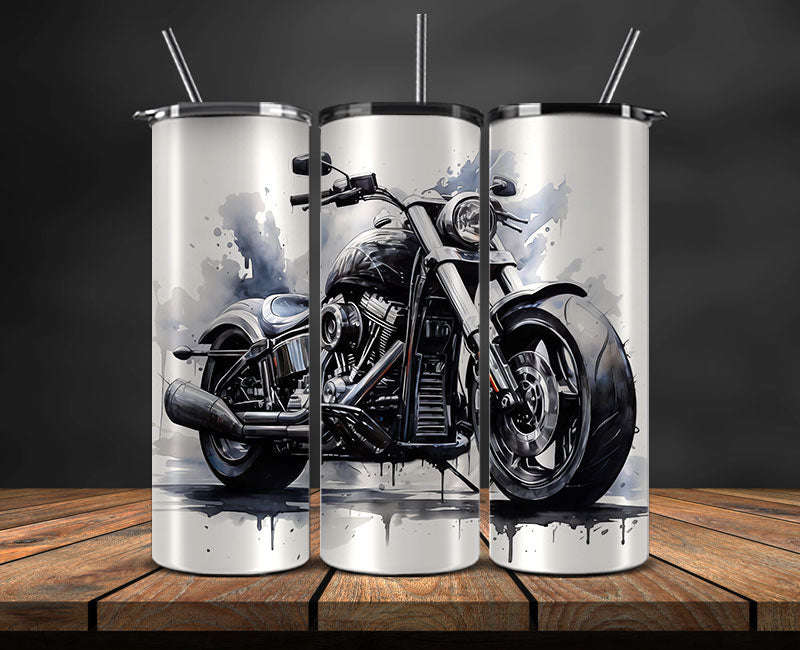 Harley Skinny Tumbler Png, Motor Harley Digital Tumbler Wrap, Moto Tumbler Wrap Design 23