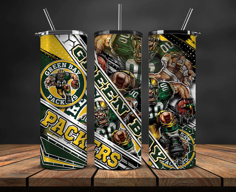 Packers Football Png , Football Tumbler Png , Sport Tumbler Wrap 25