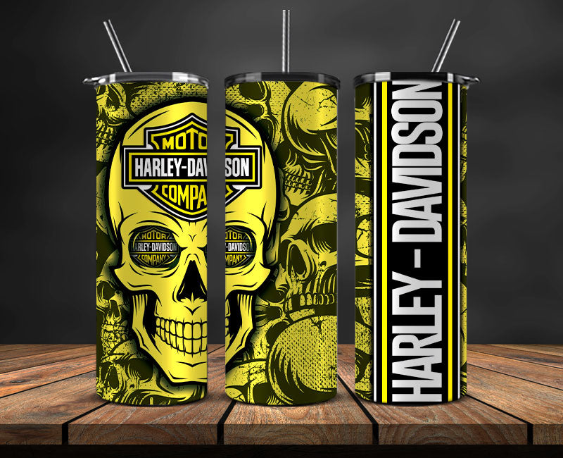 Harley Skinny Tumbler Png, Motor Harley Digital Tumbler Wrap, Moto Tumbler Wrap 27