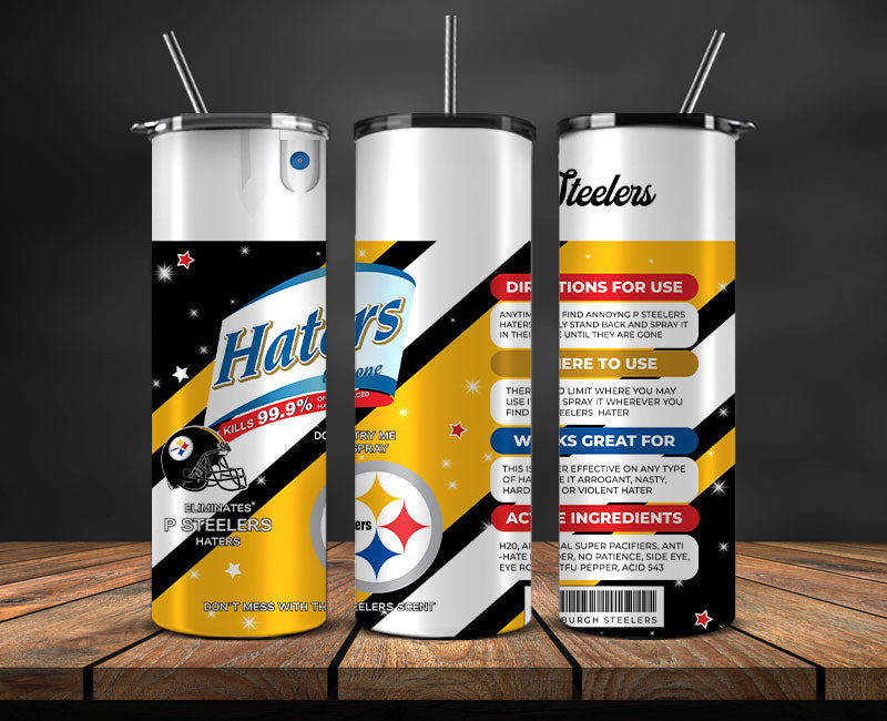 Pittsburgh Steelers Haters Be Gone Tumbler Png, Nfl Tumbler Png 31
