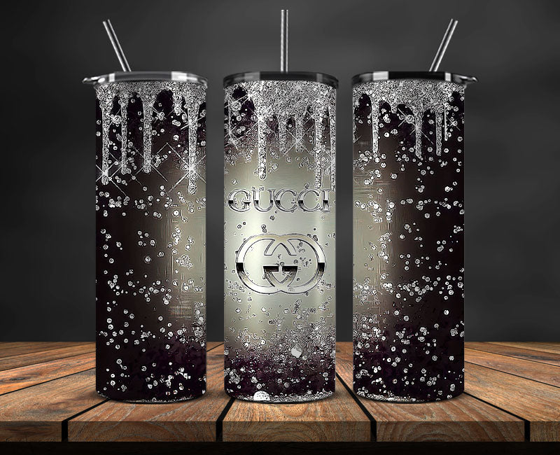 Brand Logo Tumbler Wrap , Fashion Logo Tumbler Wrap, Skinny Tumbler 20oz, Brand Tumbler Wrap 32