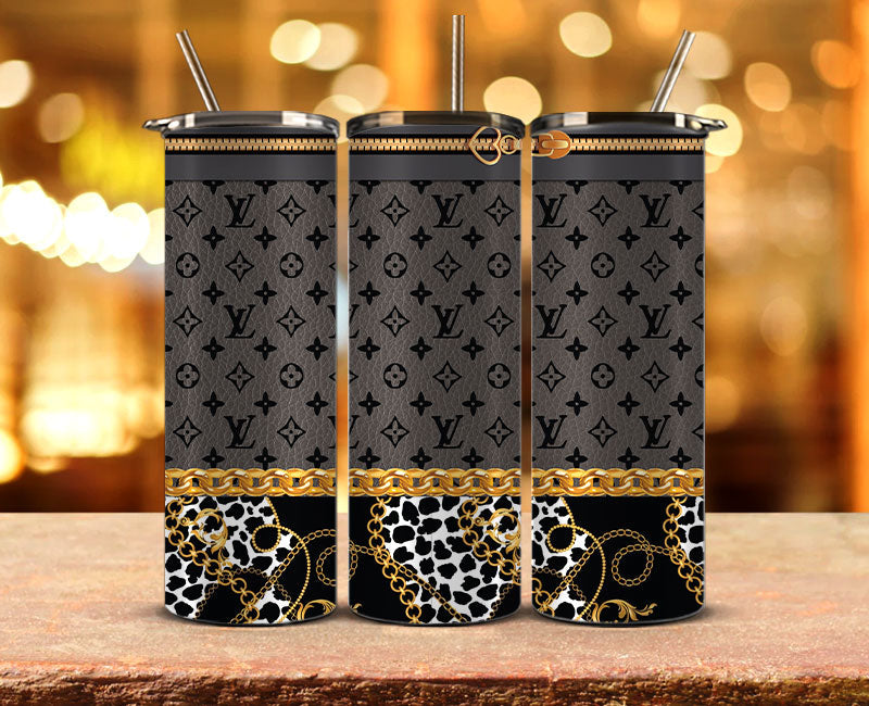 LV Tumbler Wrap, LV Tumbler Png, LV Logo,Luxury Logo Brand 33