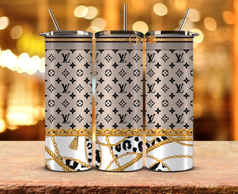 LV Tumbler Wrap, LV Tumbler Png, LV Logo,Luxury Logo Brand 34