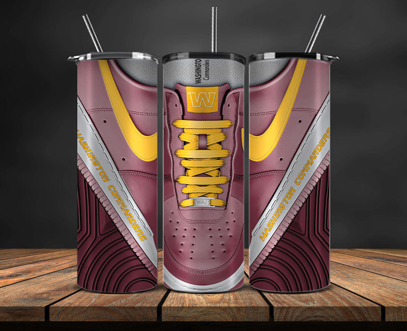 Washington Commanders Tumbler Wrap, NFL Sneaker Tumbler Wrap 34