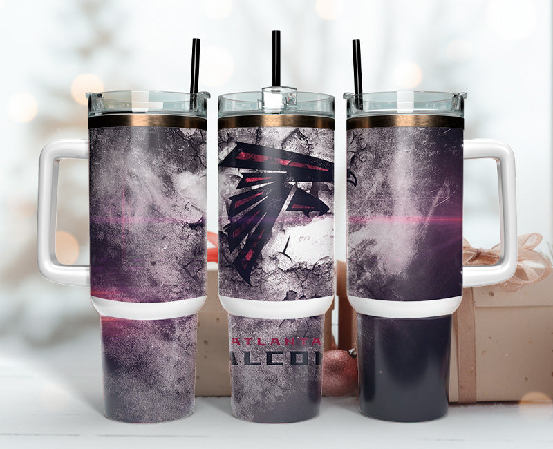 Atlanta Falcons Tumbler 40oz Png, 40oz Tumbler Skinny 34