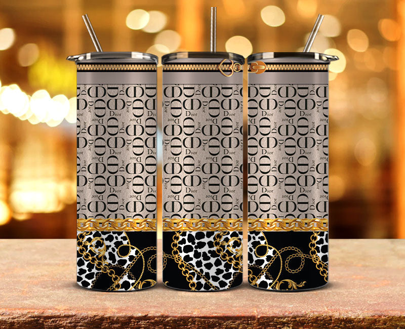 Dior Tumbler Wrap, Dior Tumbler Png, Dior Logo,Luxury Logo Brand 35