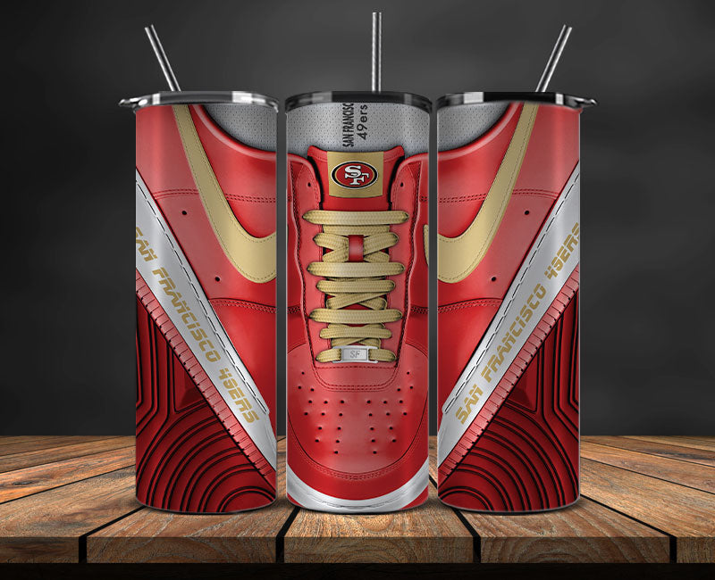 San Francisco 49ers Tumbler Wrap, NFL Sneaker Tumbler Wrap 35