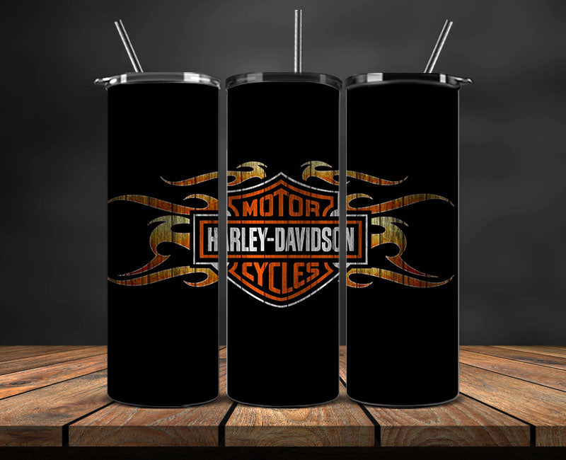 Harley Skinny Tumbler Png, Motor Harley Digital Tumbler Wrap, Moto Tumbler Wrap Design 36