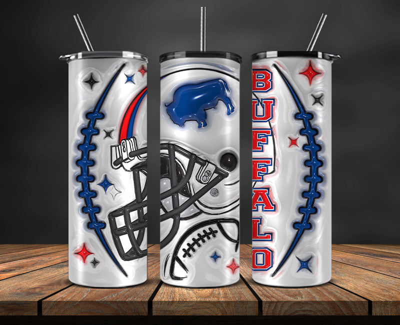 Buffalo Bills Inflated Puffy Tumbler Wraps , Nfl Tumbler Png 37