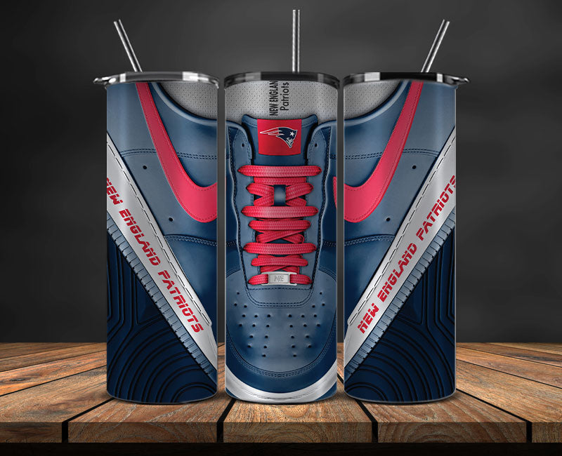 New England Patriots Tumbler Wrap, NFL Sneaker Tumbler Wrap 37