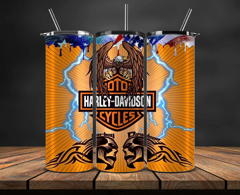 Harley Skinny Tumbler Png, Motor Harley Digital Tumbler Wrap, Moto Tumbler Wrap Design 40