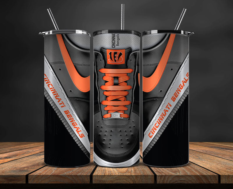 Cincinnati Bengals Tumbler Wrap, NFL Sneaker Tumbler Wrap 40