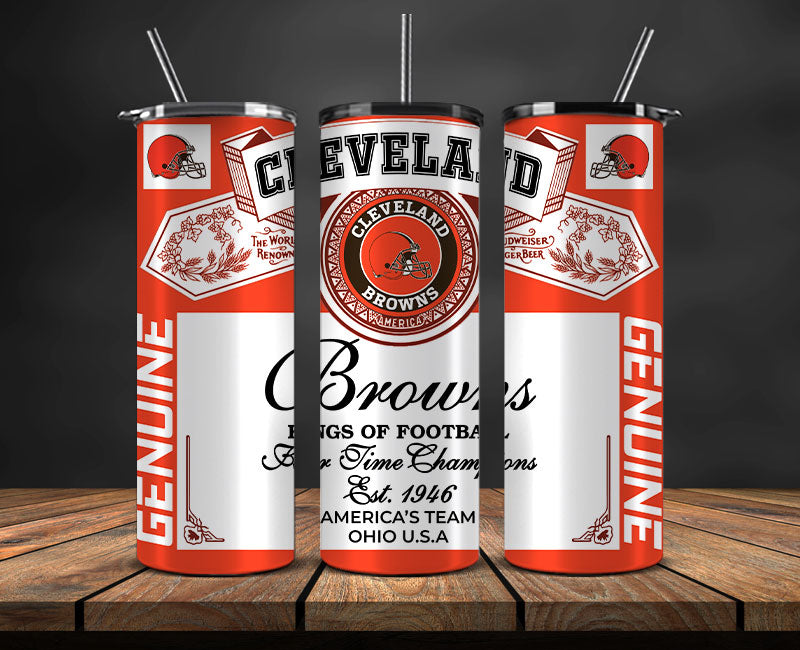 Cleveland Browns Tumbler Wrap,Vintage Budweise Tumbler Wrap DS 41